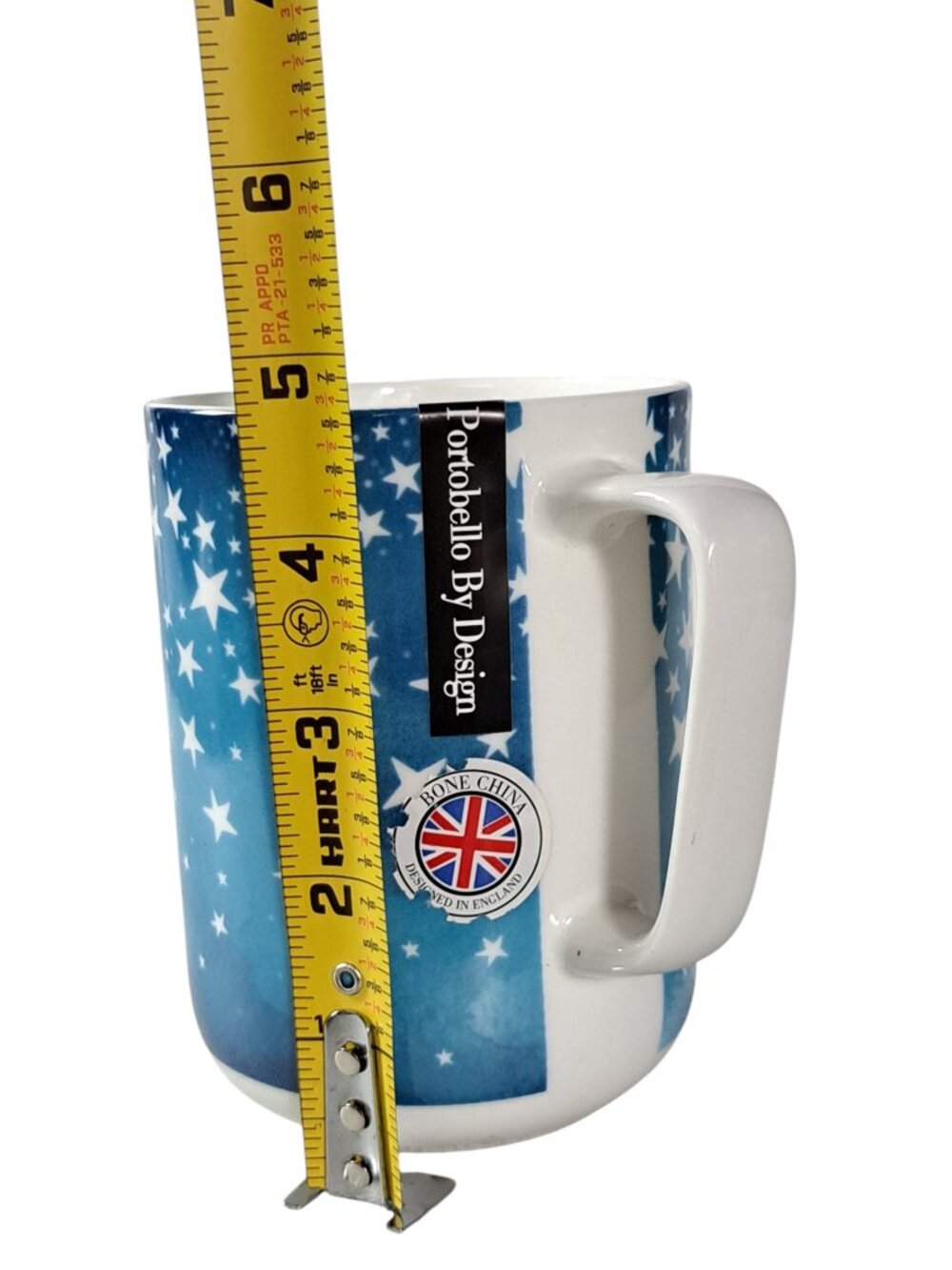 Portobello by Design Stars graduated blue Bone China Mug Cup - Picture 11 of 11